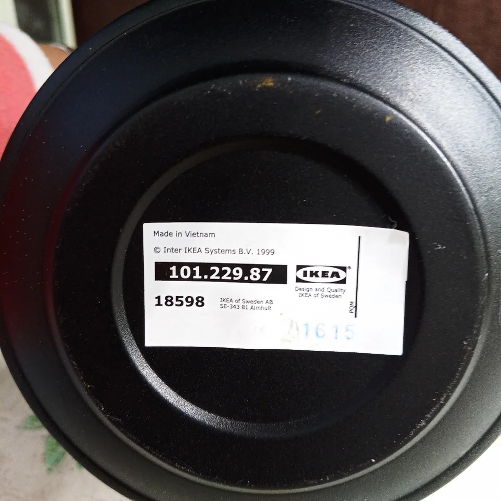 IKEA lantern matte black